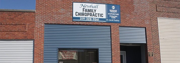 Neuropathy Newhall IA Front Of Building Contact Us